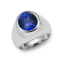 man's sapphire ring