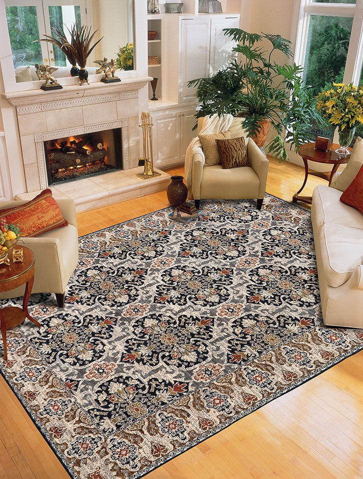 Pet Friendly Spice Market Han Sapphire Rug Pet Friendly Rugs