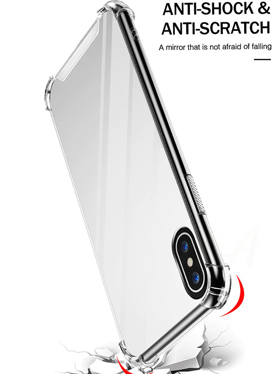 mirror iphone case with shockproof edges