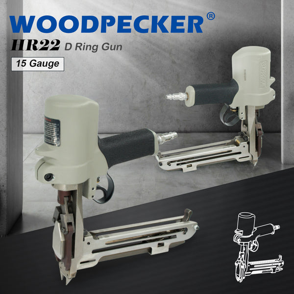 Woodpecker N1013J 20 Gauge Power Upholstery Stapler, 7/16'' Crown Air
