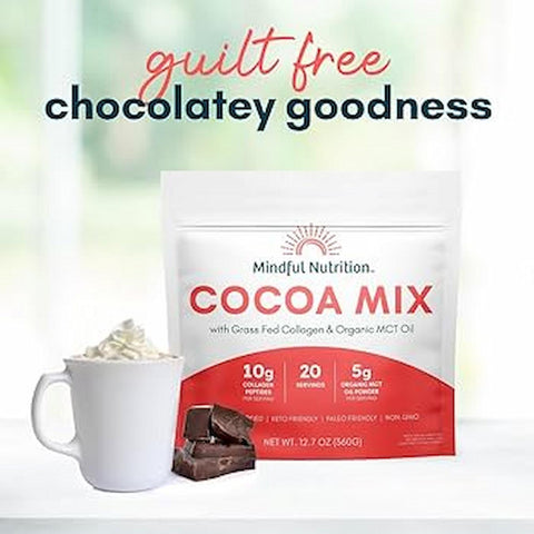 Mindful Nutrition, a veteran-owned company at the forefront of mental health awareness, creates delicious and healthy hot cocoa mixes.