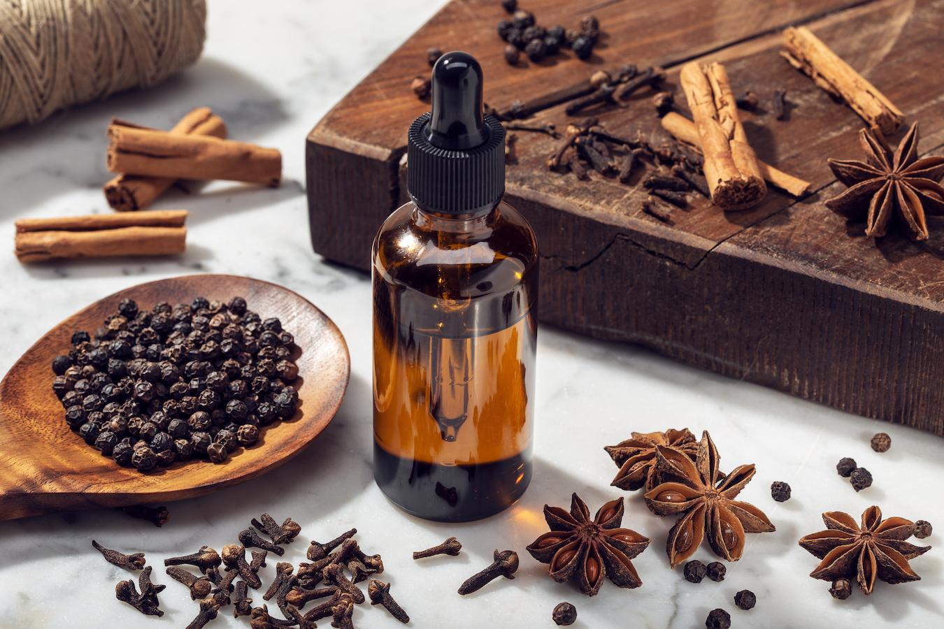 Add clove oil treating acne amazing benefits oral yeast infections skin rashes cotton ball clove powder adding clove oil clove buds antiseptic properties dark circles dark circles acne marks immune system body lotions clove benefits clove benefits skin advantages affected region use clove oil skincare routine skincare routine