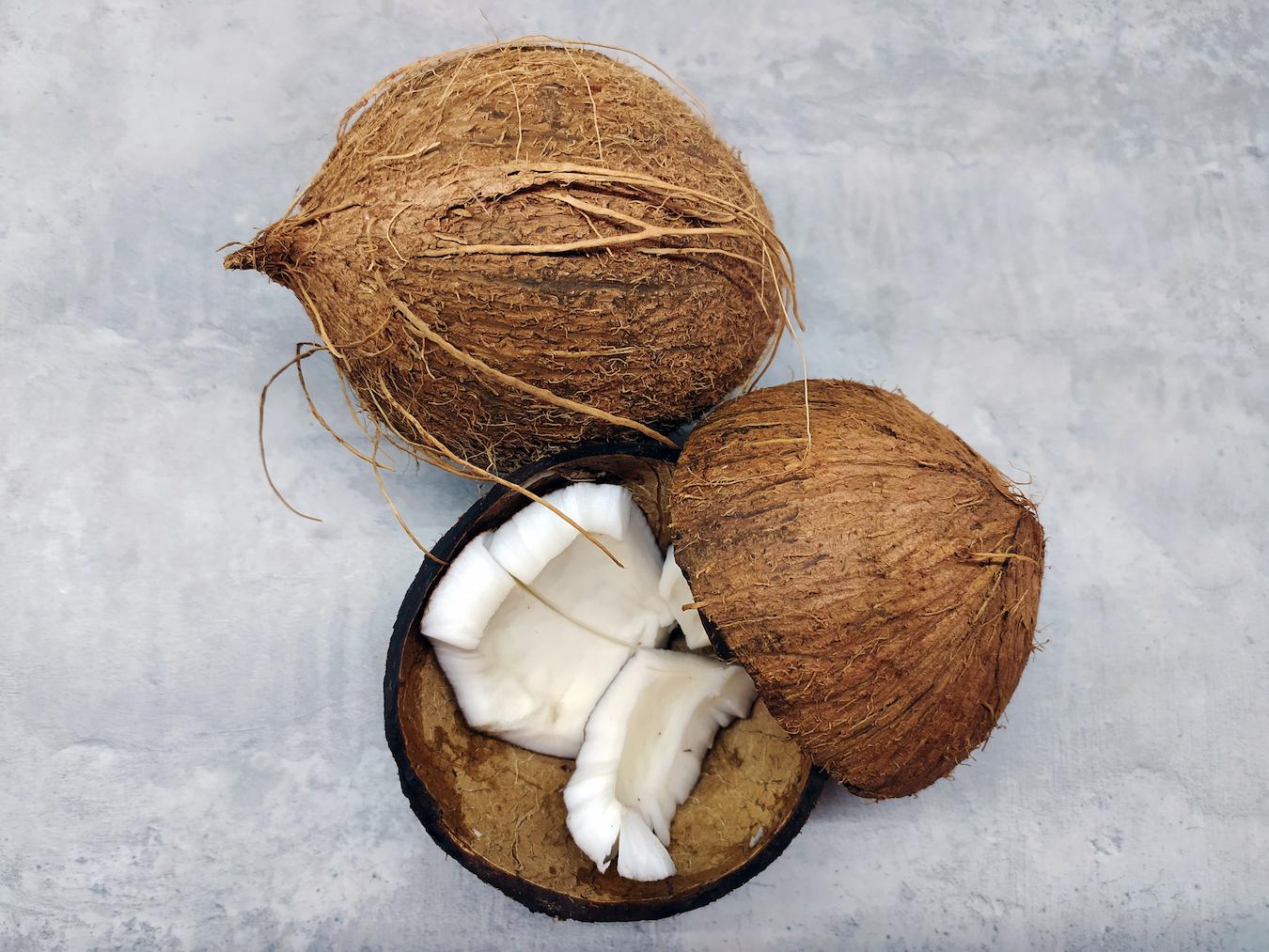 two whole coconuts cosmetic treatment light chemical peel appearance