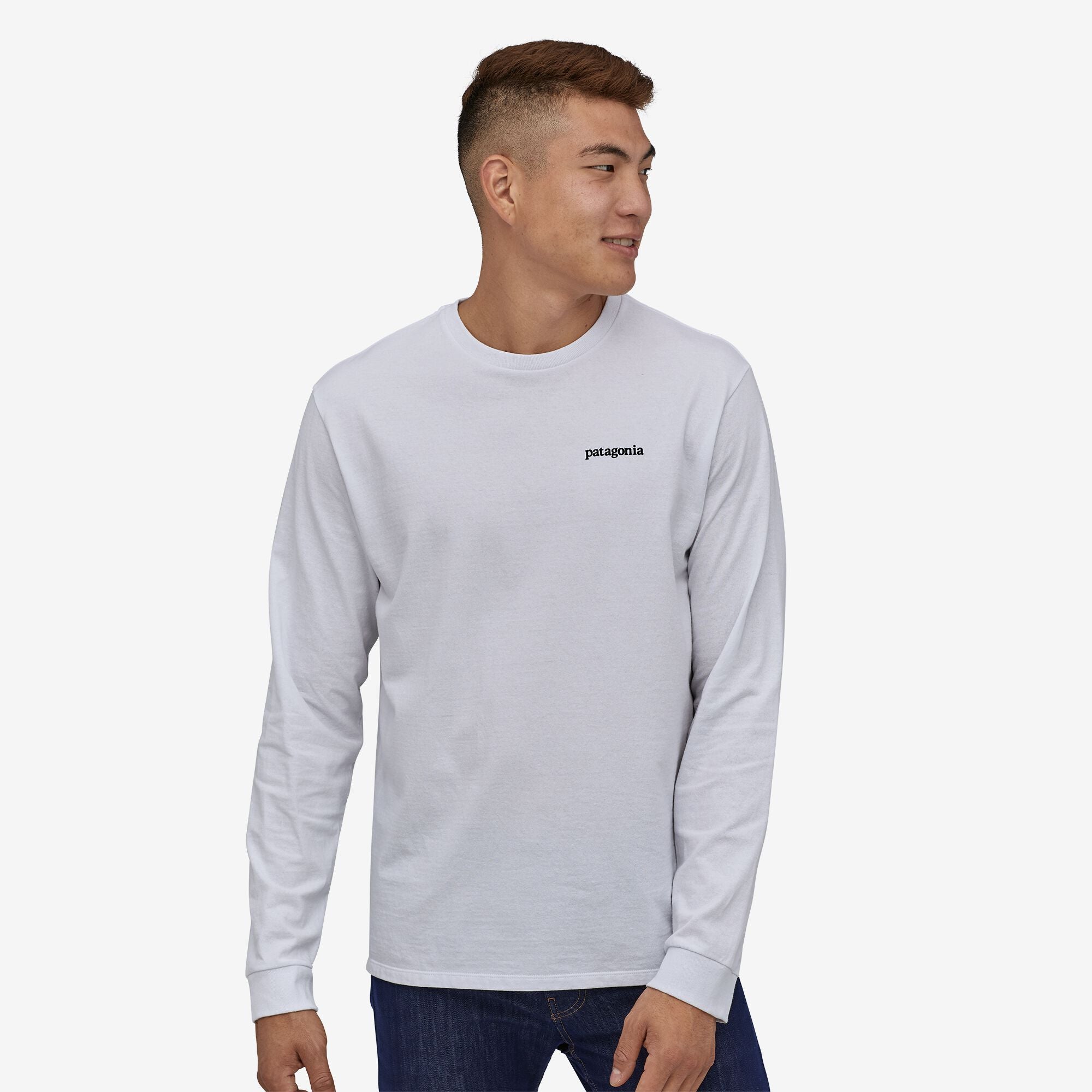 T-Shirt Hombre Long-Sleeved Line Logo Ridge Responsibili-Tee®