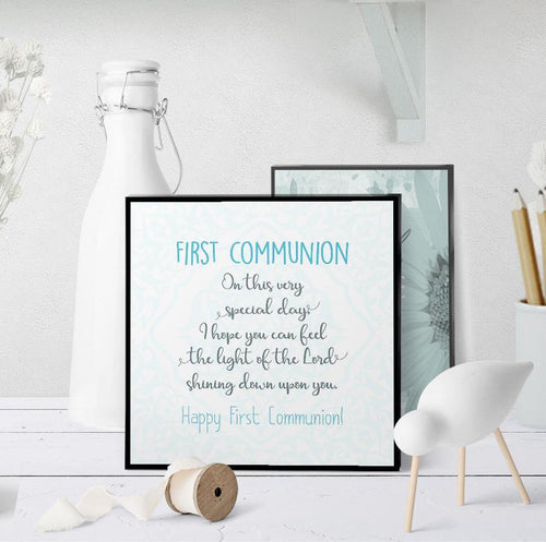 1302 First Communion Light Of The Lord Art - deloresartcanada