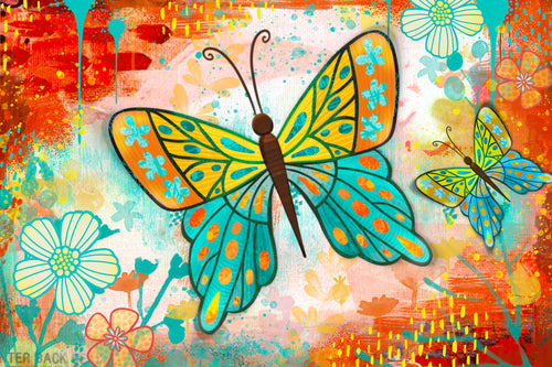 Volume 83 - Mixed Media Butterfly Asset Pack