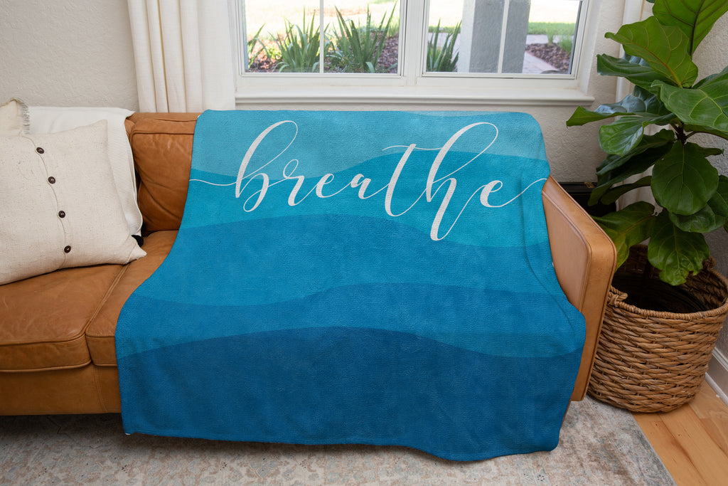 breathe mindfulness blanket