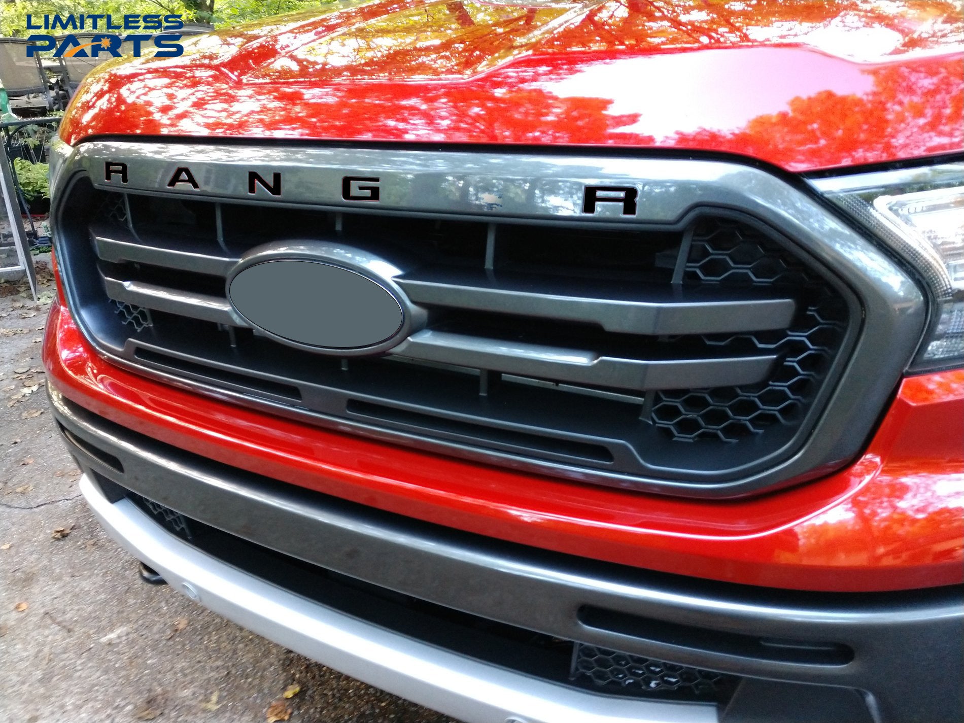 2019-2023 Ford Ranger Grill Letters ABS Plastic – LimitlessParts