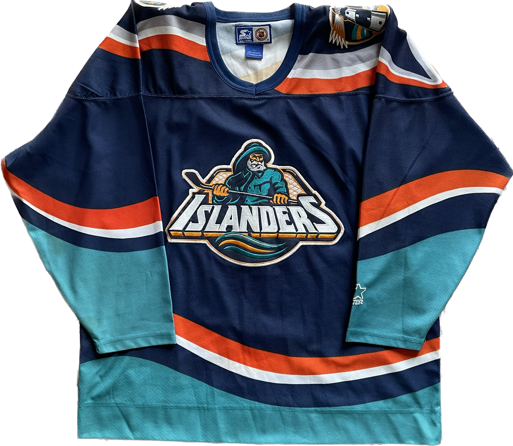 Vintage NY Islanders Fisherman XL Gray Crewneck Sweatshirt Made In USA NHL