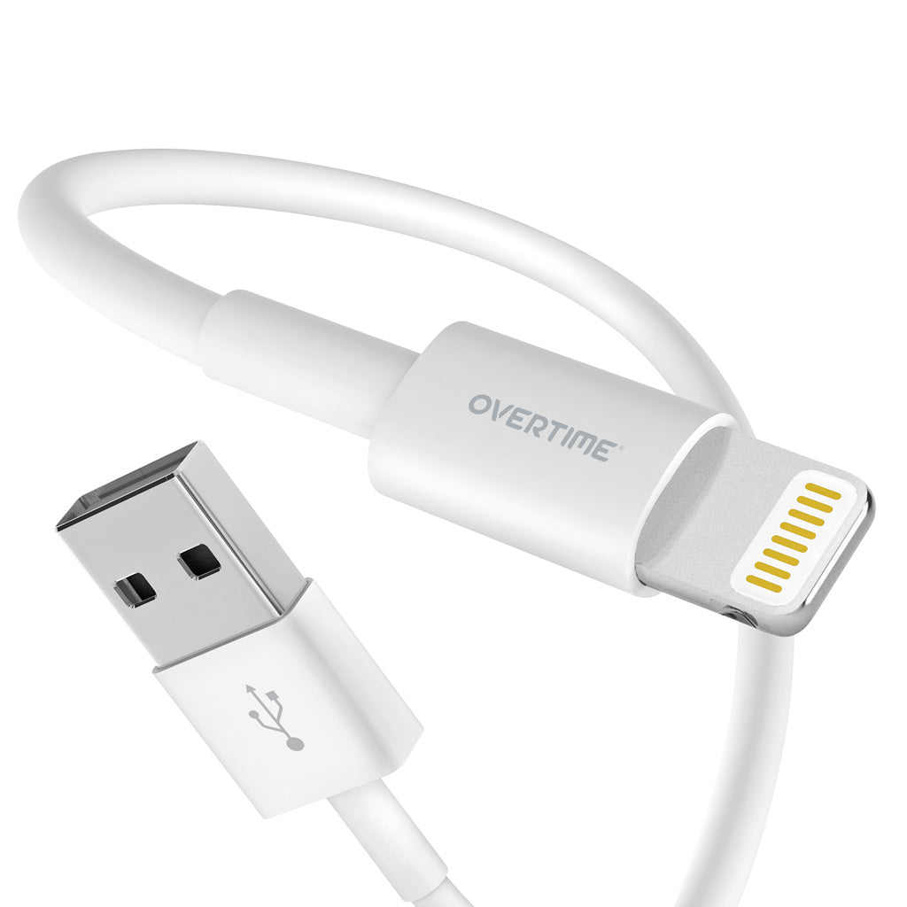 Overtime 4Ft iPhone Charger Cord | Apple MFI Certified USB to Lightnin