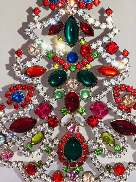 Czech Rhinestone Crystal Christmas Tree Decoration # 276 – Cydney's Antiques