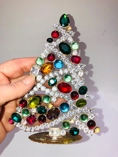 Vintage Czech Crystal Christmas Mantle Tree # 235 – Cydney's Antiques