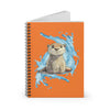 Cute Otter Spiral Notebook - 118 Page Ruled Line For Otter Lover