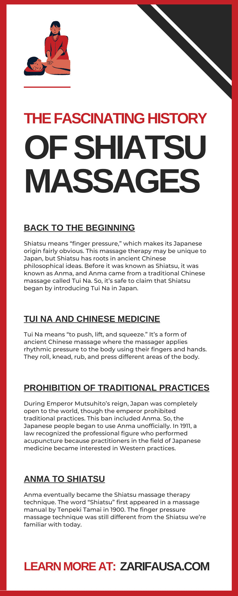 The Fascinating History of Shiatsu Massages