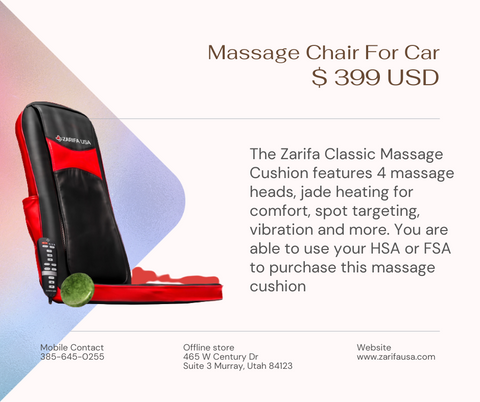 Massage Chair for Car | Zarifa Classic Massage Cushion