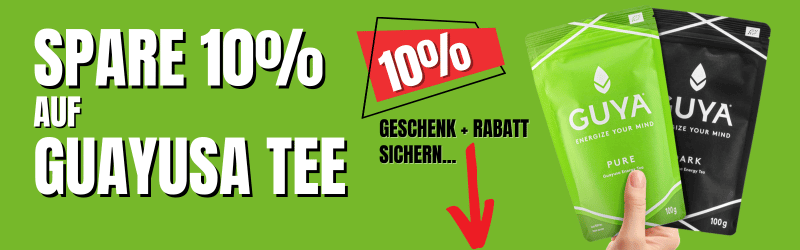 Guayusa Tee Gutschein Rabatt Code günstig kaufen