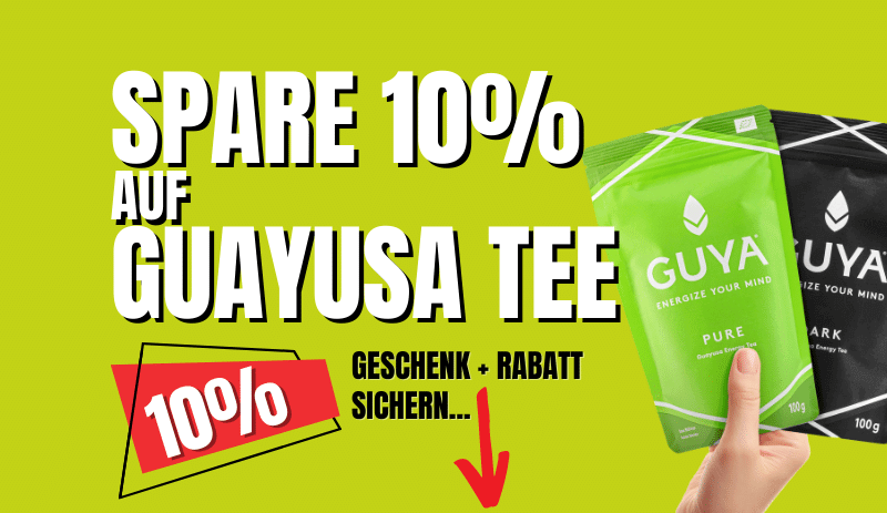 Guayusa Tea discount voucher DM and Rossmann