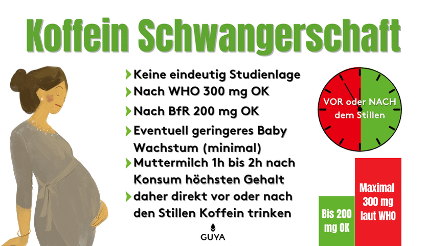 Koffein Schwangerschaft und Stillen