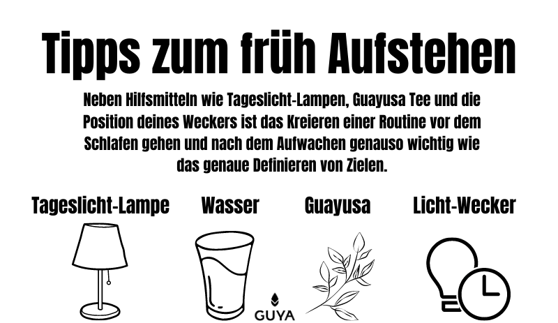 Tipps zum früh aufstehen und schnell wach werden