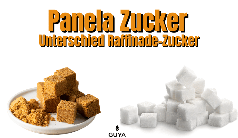 Raffinate Panela Zucker Unterschied