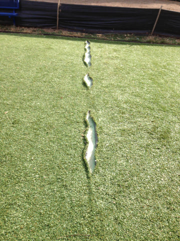Synthetic turf seam separation