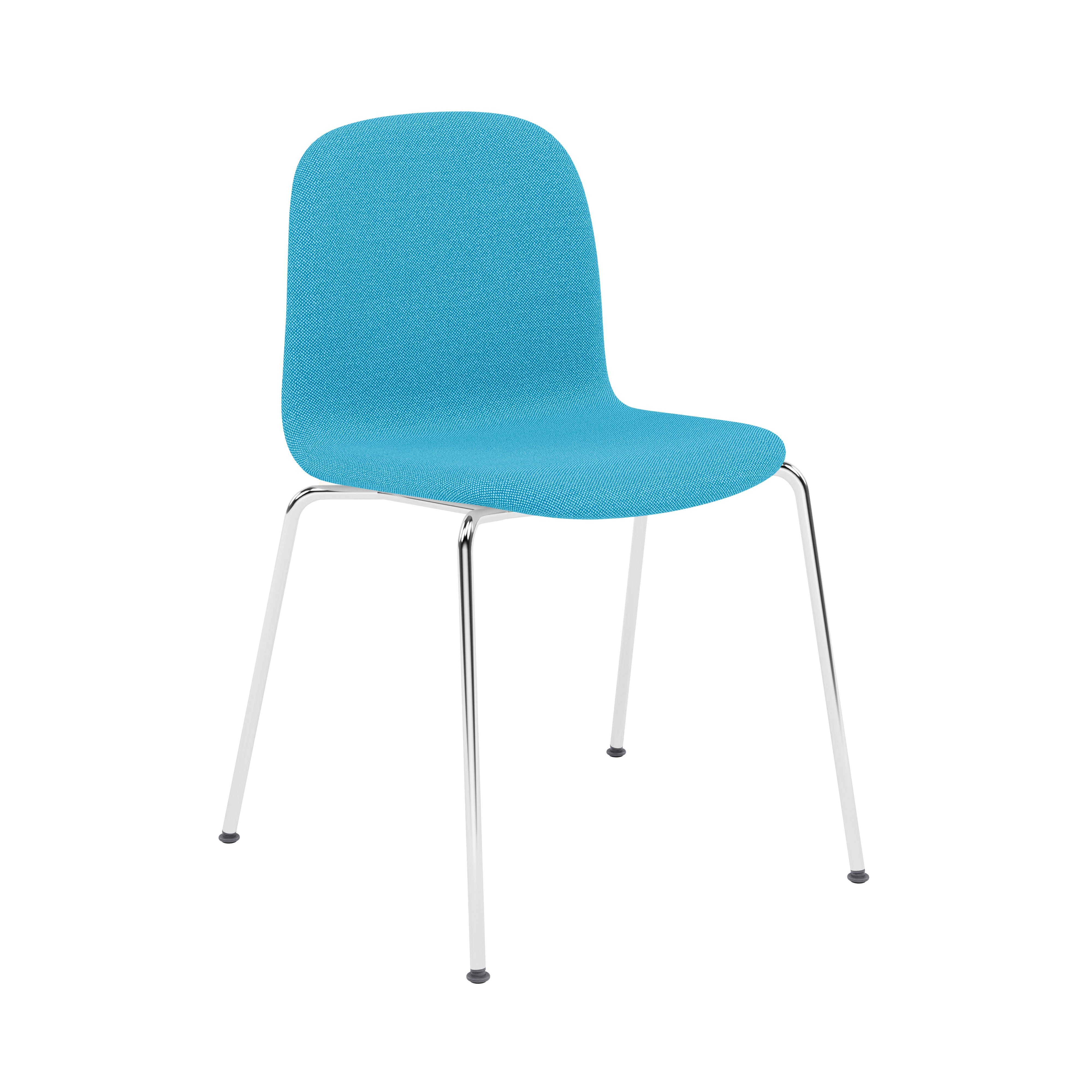 Visu Chair: Tube Base + Upholstered