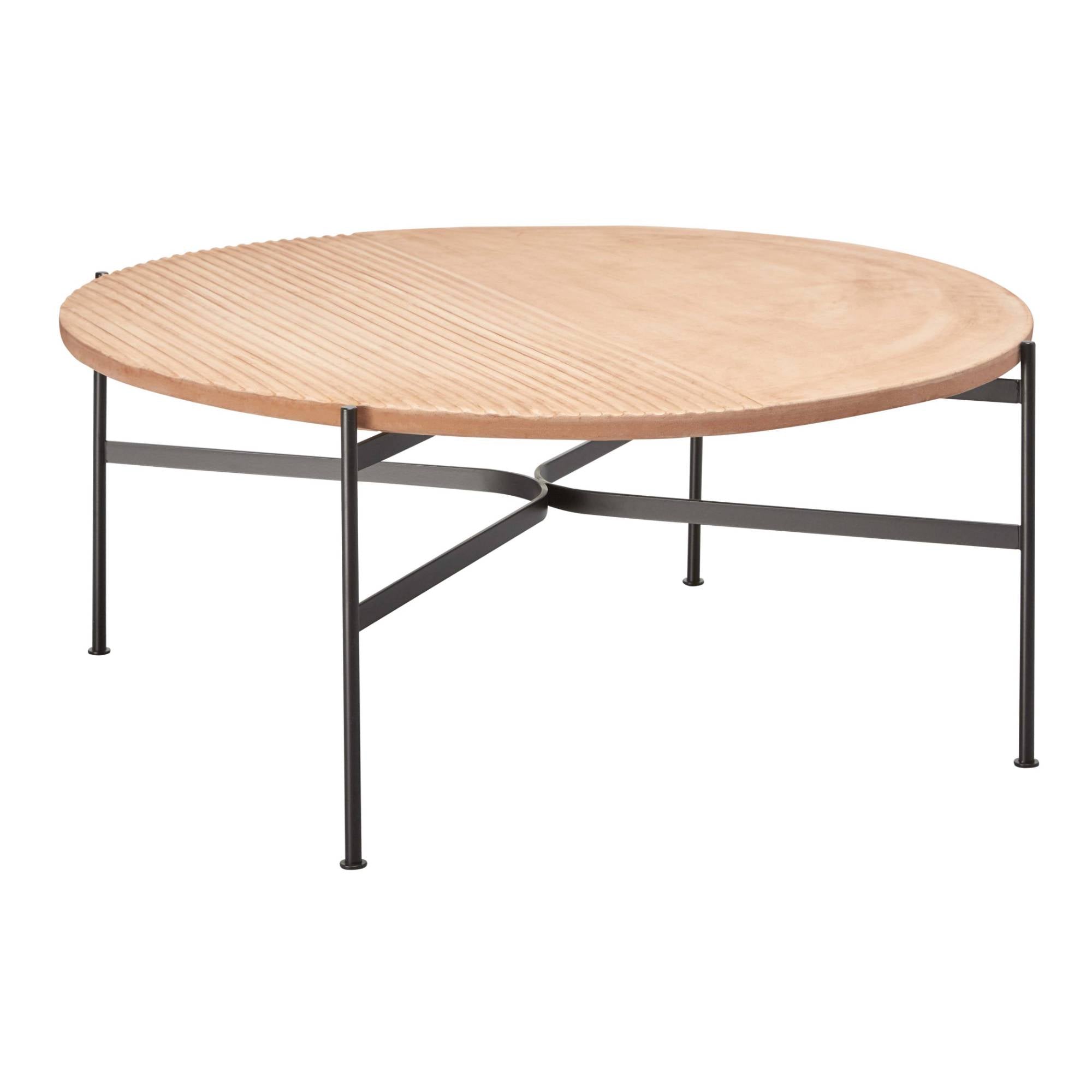 Jeanette Coffee Table: Large - 31.5" + Sealed Terracotta