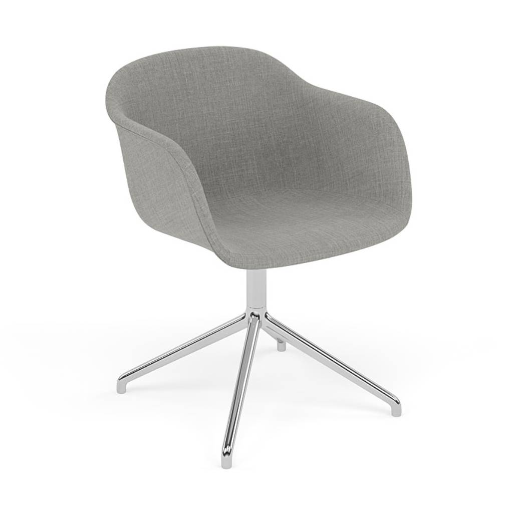 Fiber Armchair: Swivel Base + Upholstered | Buy Muuto online at A+R