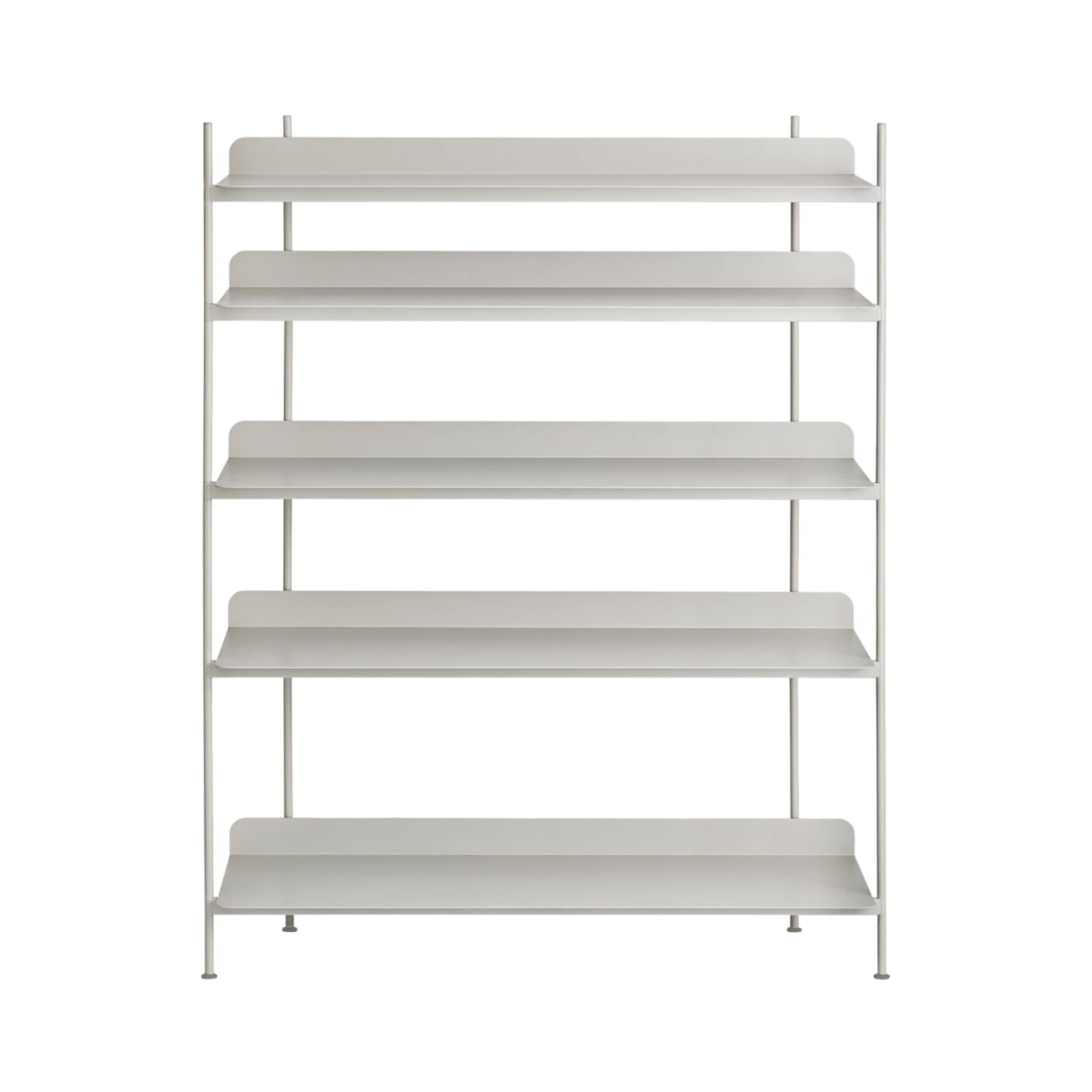 Compile Shelving System: Shelving System - Configuration 3 + Grey
