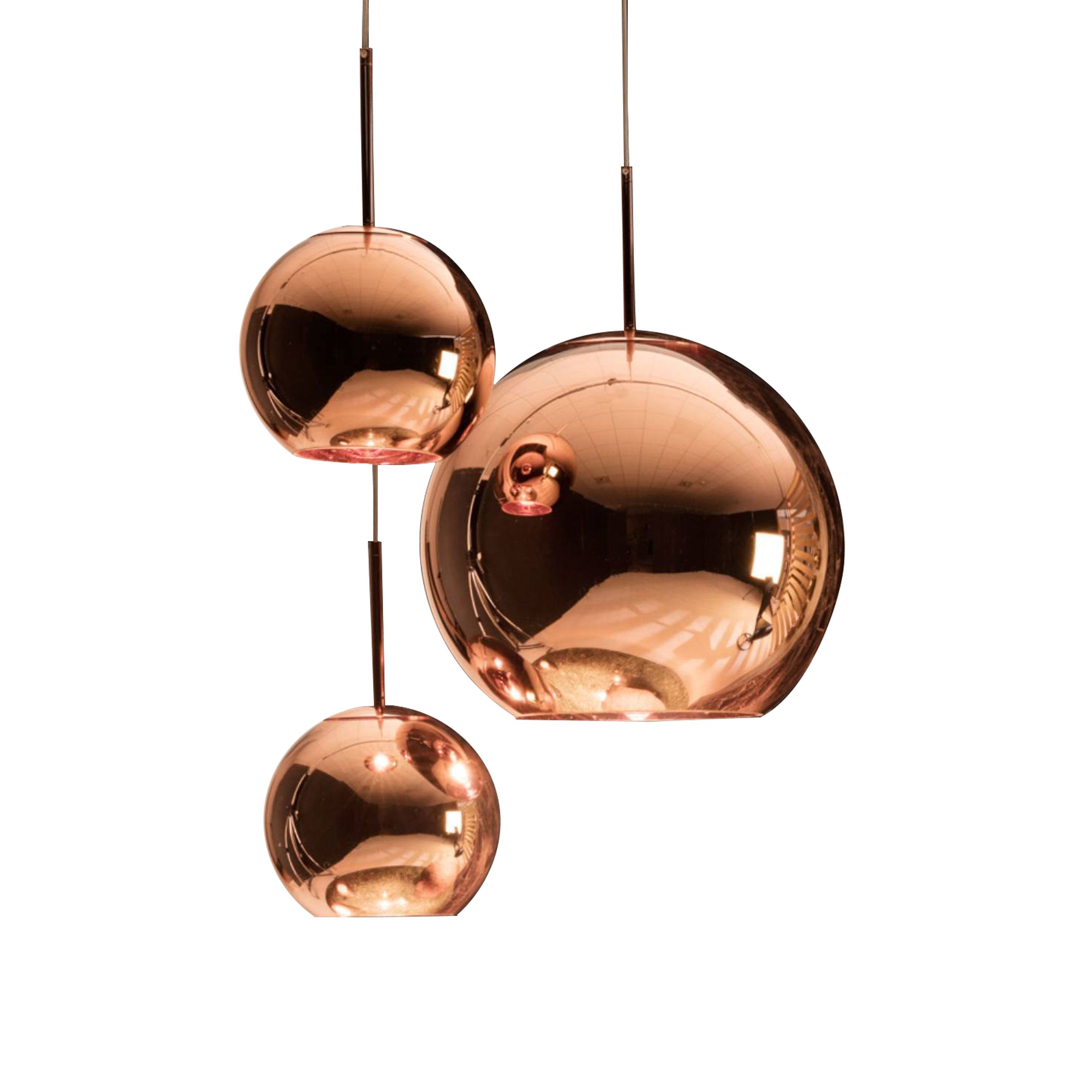 Trække på Integrere Badekar Copper Trio Round Pendant System | Buy Tom Dixon online at A+R