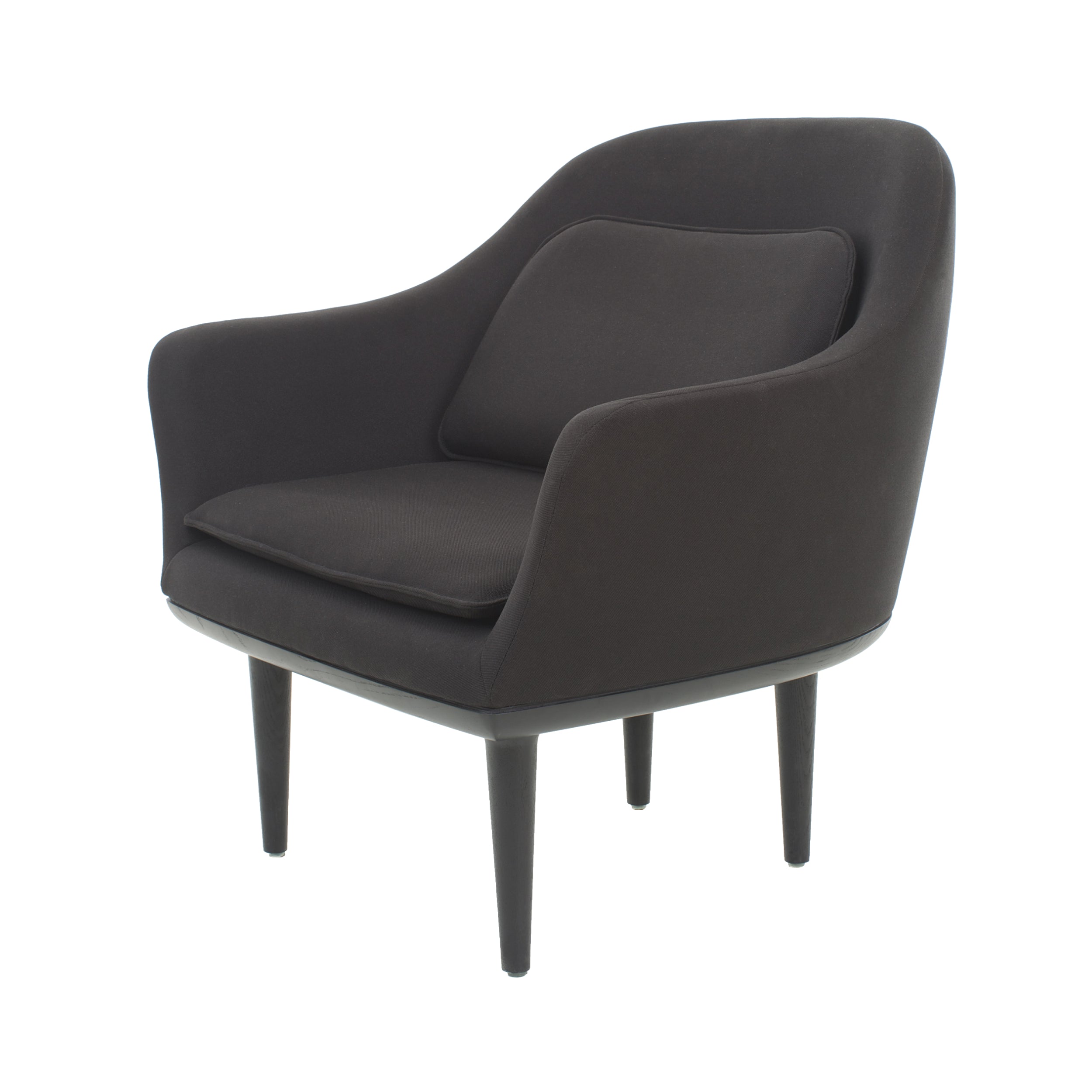 large black armchair