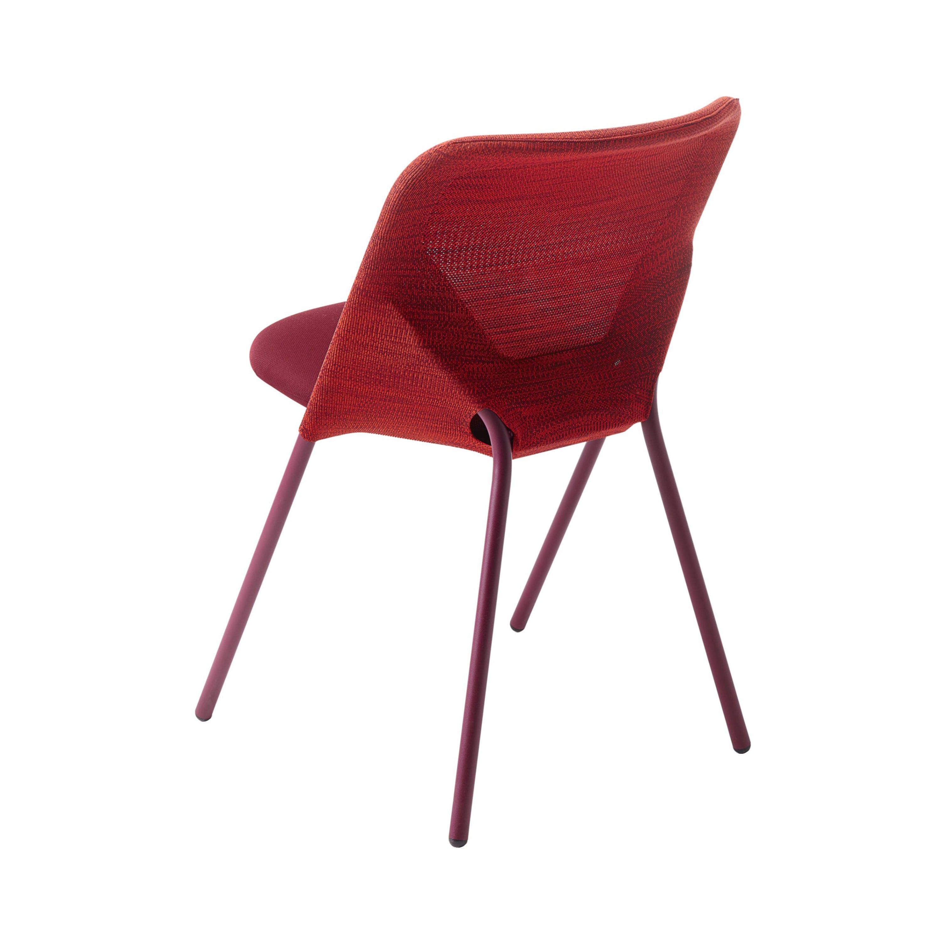 Shift Dining Chair: Bright Red