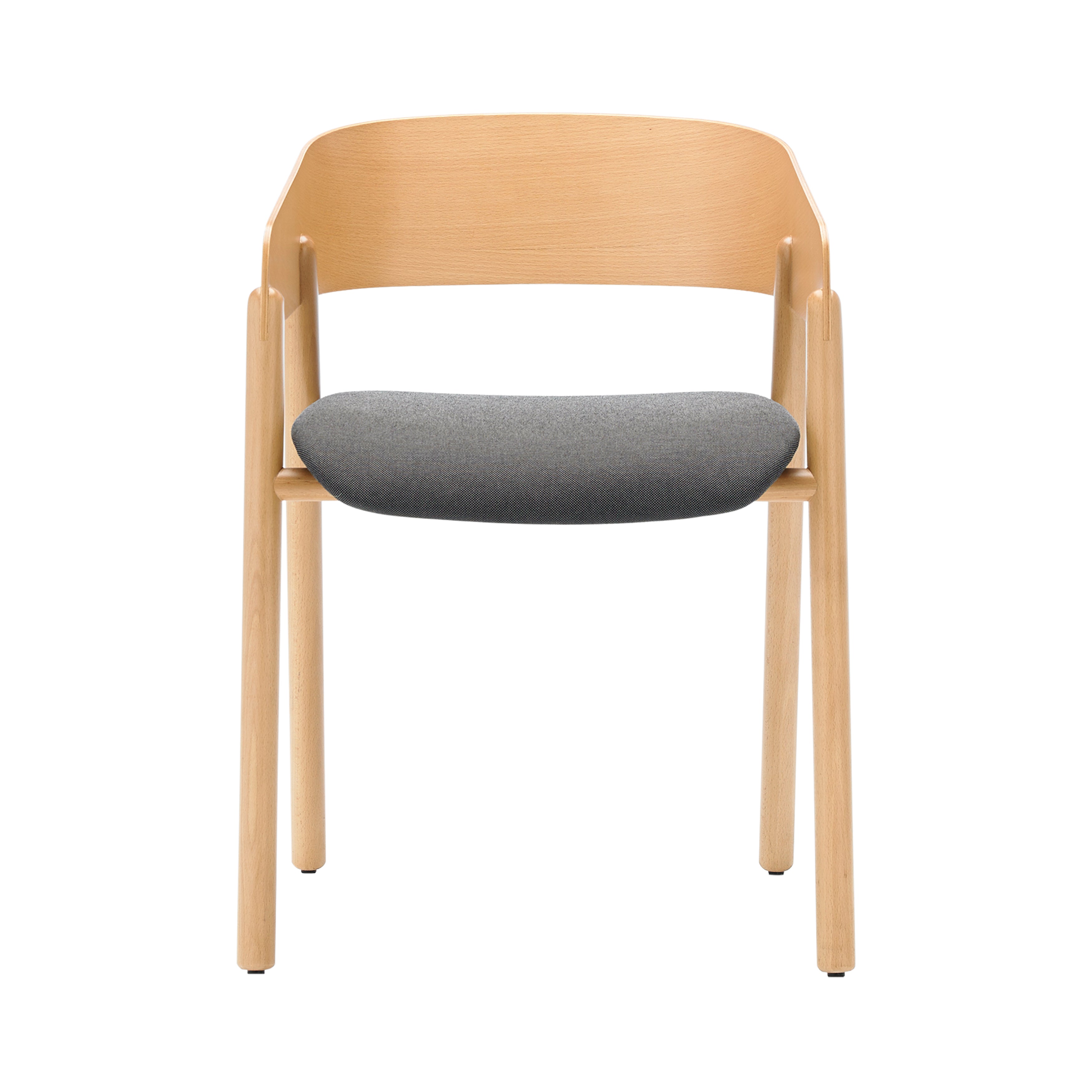 Mava Armchair: Seat Upholstered