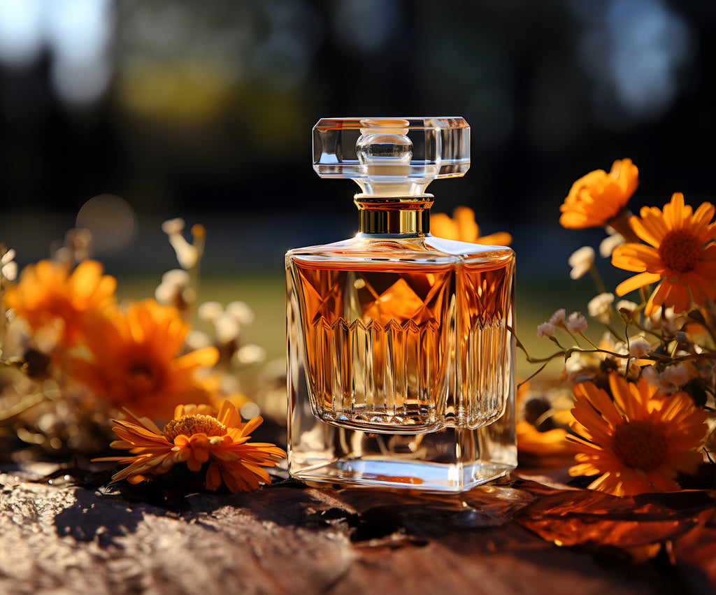 parfum en ambiance d'automne