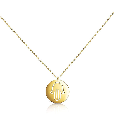 gold hamsa necklace