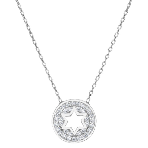 Jewish star necklace for graduation