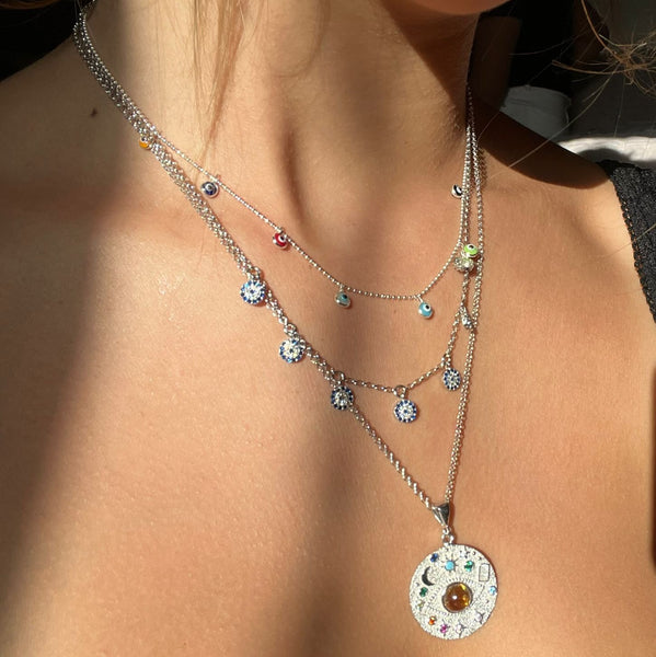 jewelry with an evil eye motif