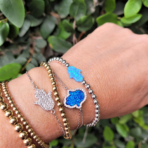 blue lucky bracelets