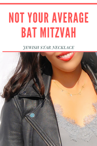 not average bat mitzah necklace