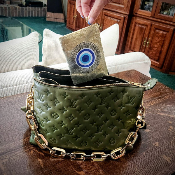 pouch with evil eye 
