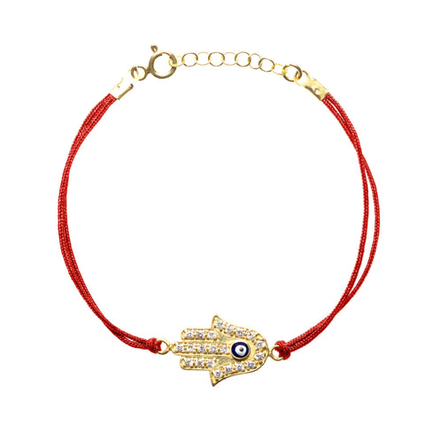 red string hamsa bracelet