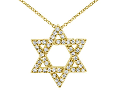 jewish star necklace 
