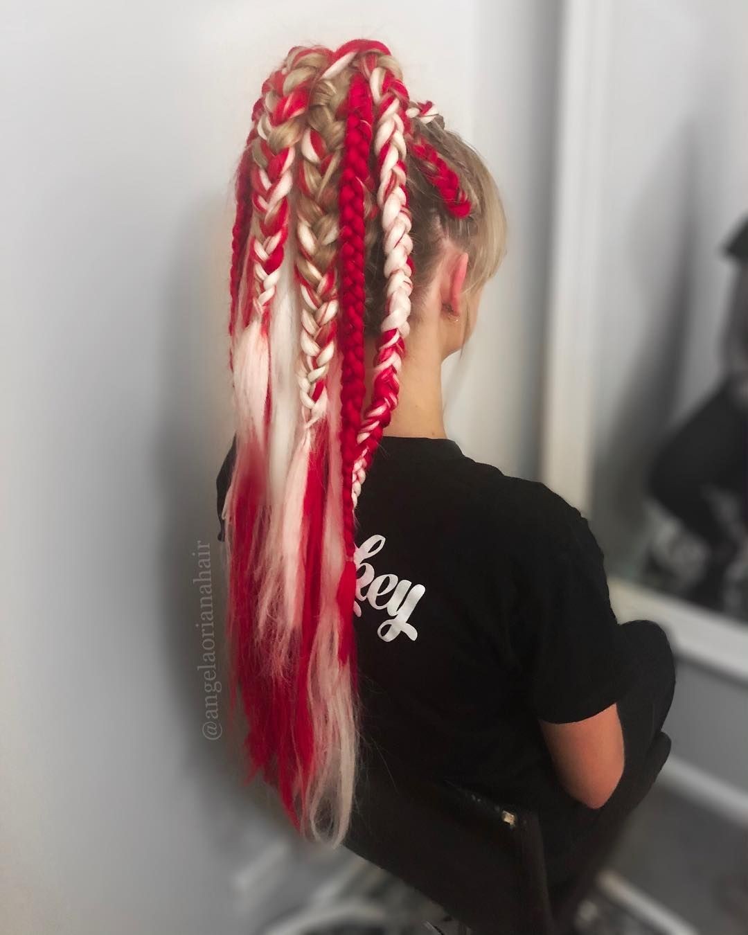 Braid In Colored Hair Extensions Fantasy Manifesto