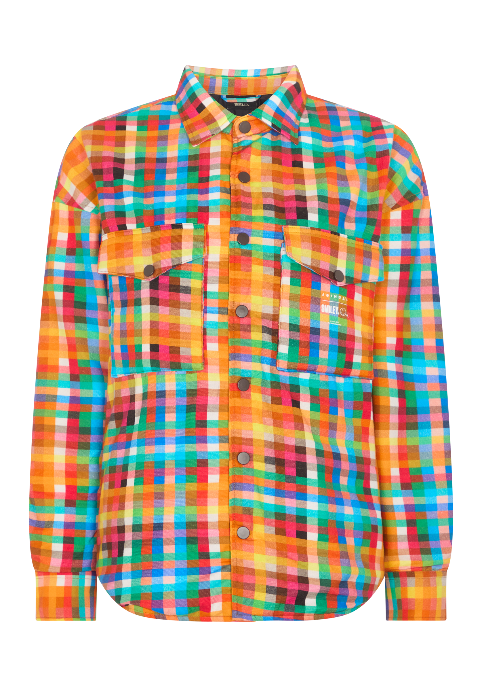 Plaid Flannel Puffer Shirt M / PRINT
