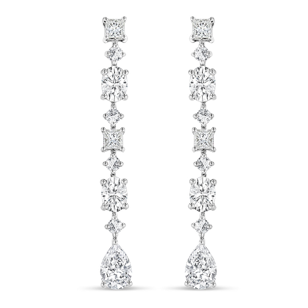 Multi-Shape Diamond Earrings – Best & Co.