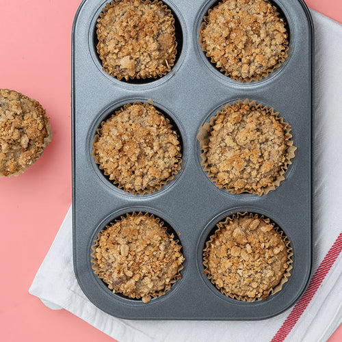 Vegan Apple Streusel Muffins