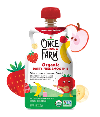 Once Upon a Farm Dairy Free Smoothie Pouches