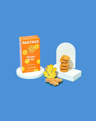 Partake Crunchy Ginger Snap Cookies