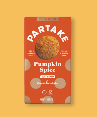 Partake Foods Pumpkin Spice Cookies