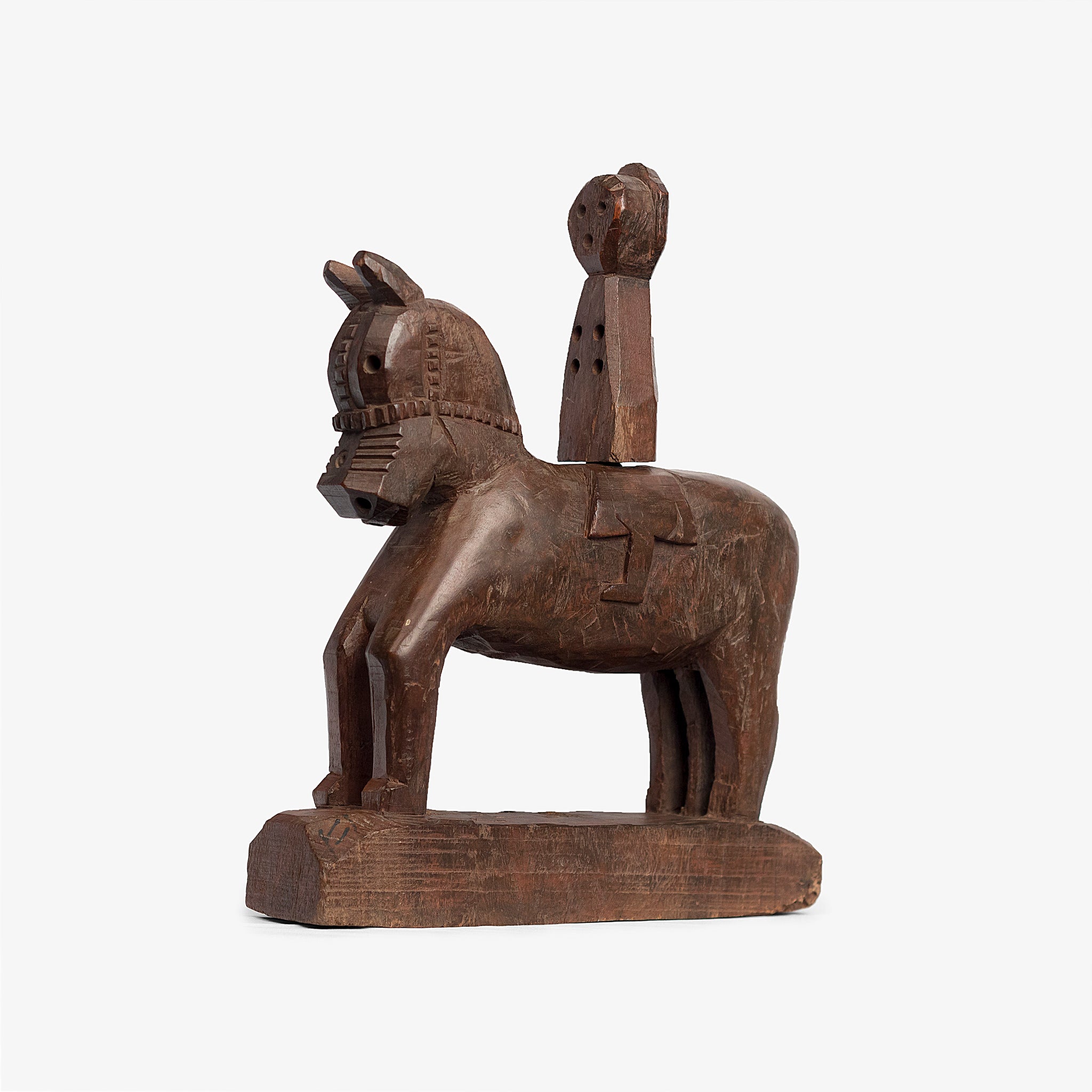 wooden horse rider